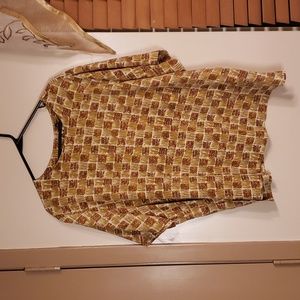 Plus Size Short Sleeve Women's Blouse